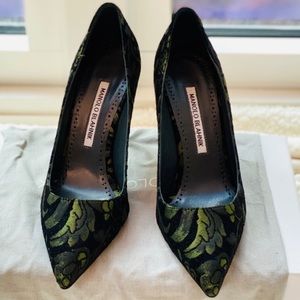 Manolo Blahnik Brocade Pumps